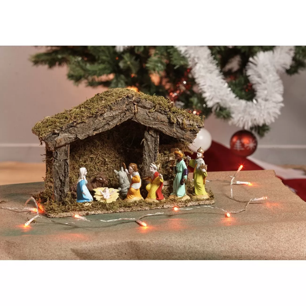 Gifi Crèche de Noël et 9 santons< Décoration Intérieure De Noël