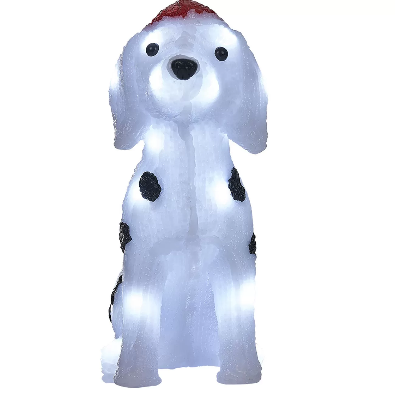 Gifi Dalmatien de Noël lumineux 30 LED blanc froid H30cm< Décoration Extérieure De Noël