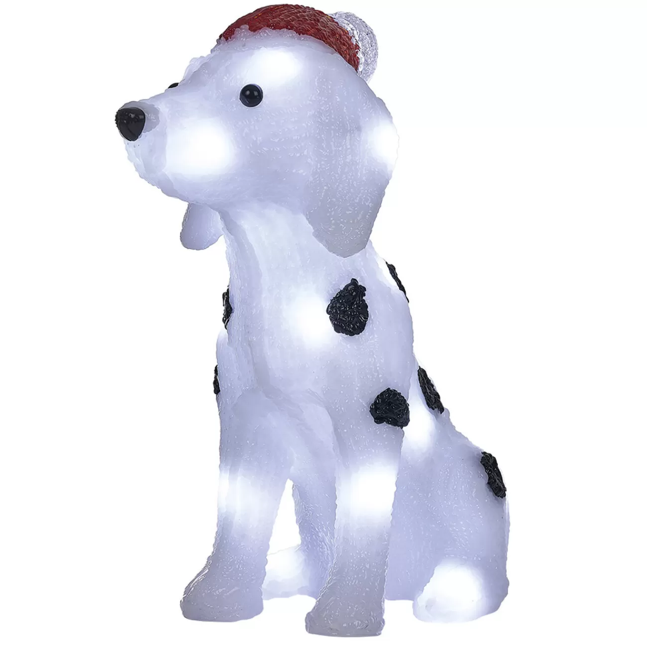 Gifi Dalmatien de Noël lumineux 30 LED blanc froid H30cm< Décoration Extérieure De Noël