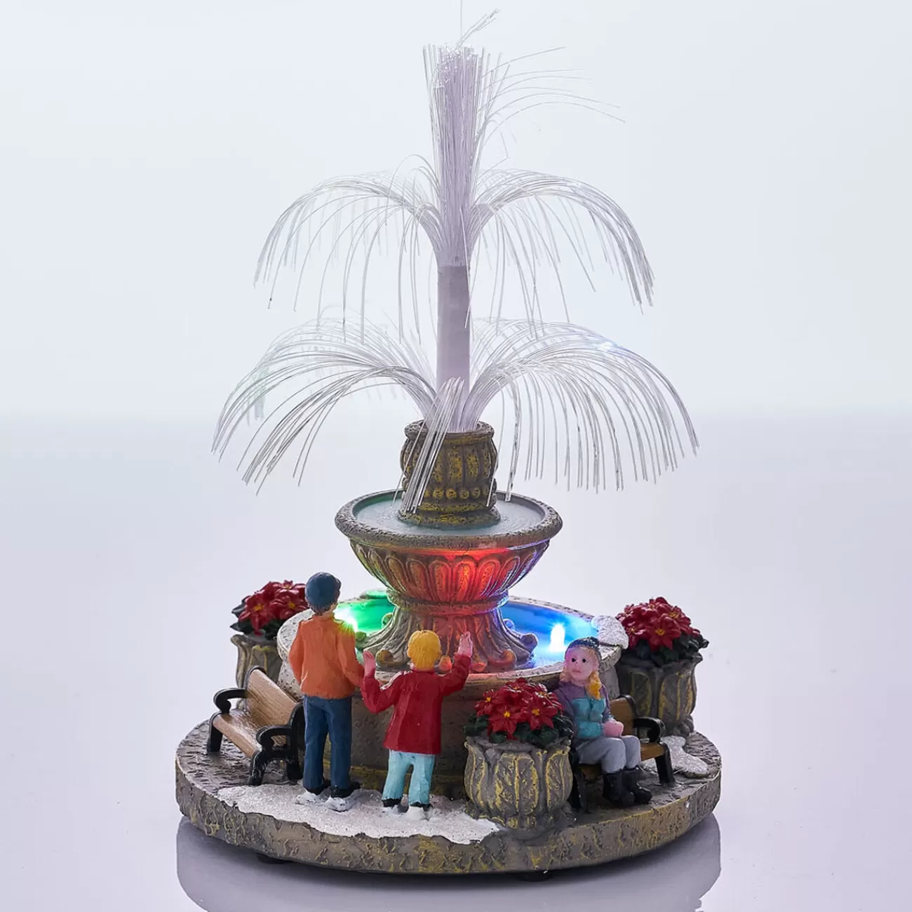 Gifi Déco de Noël fontaine lumineuse intérieur 4 LED< Décoration Intérieure De Noël