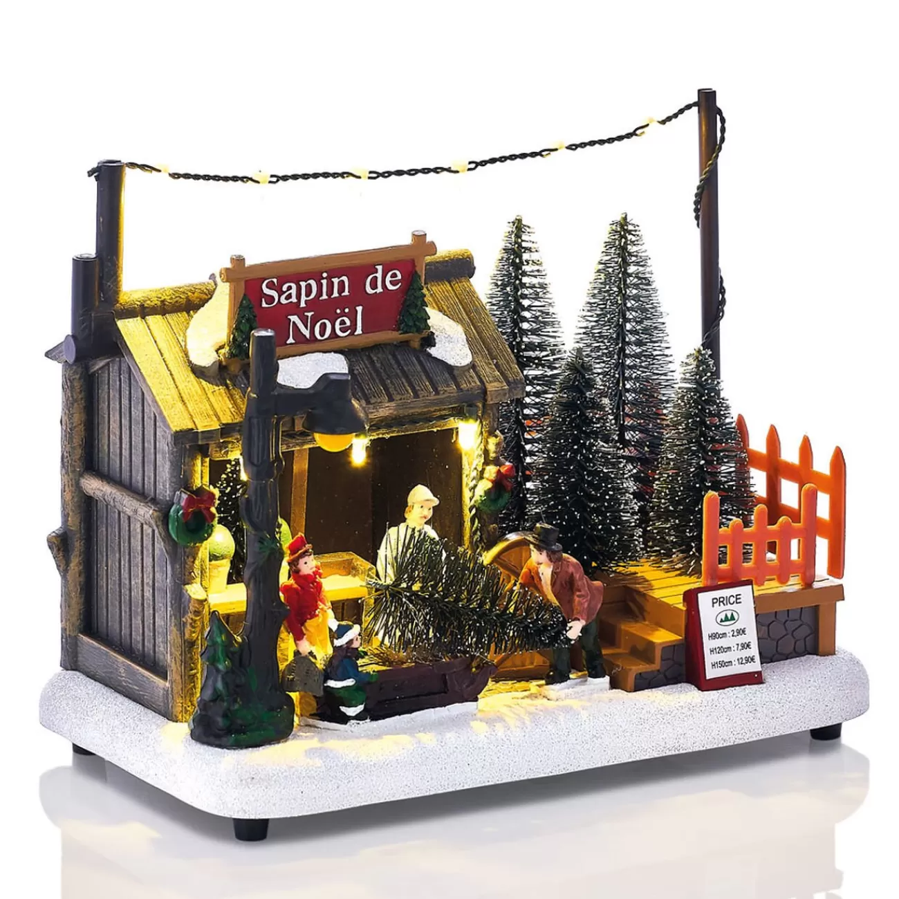 Gifi Déco de Noël magasin de sapins intérieur 9 LED< Décoration Intérieure De Noël