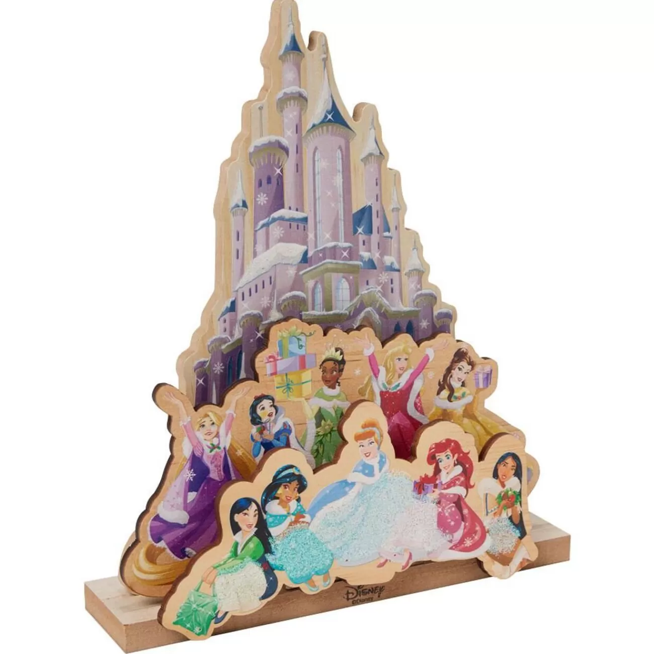 Gifi Décoration à poser Princesses Disney bois L21xH25cm< Décoration Intérieure De Noël