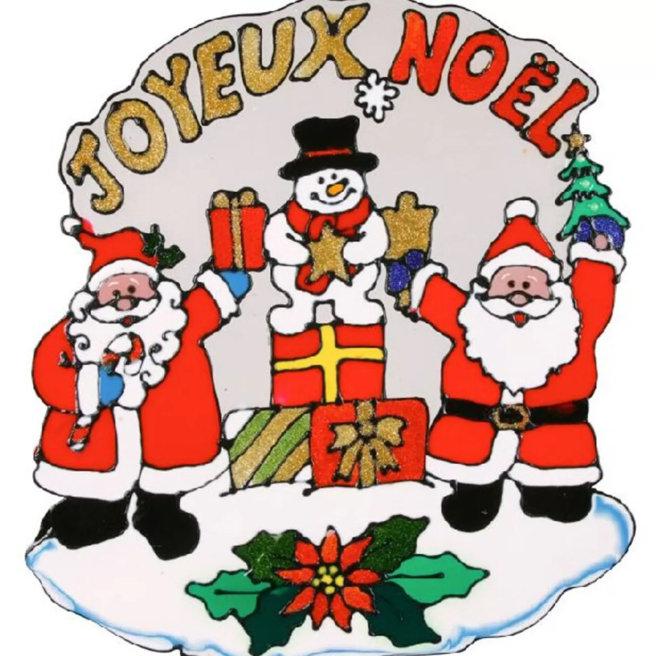 Gifi Décoration Noël pour vitre< Décoration De Fenêtre