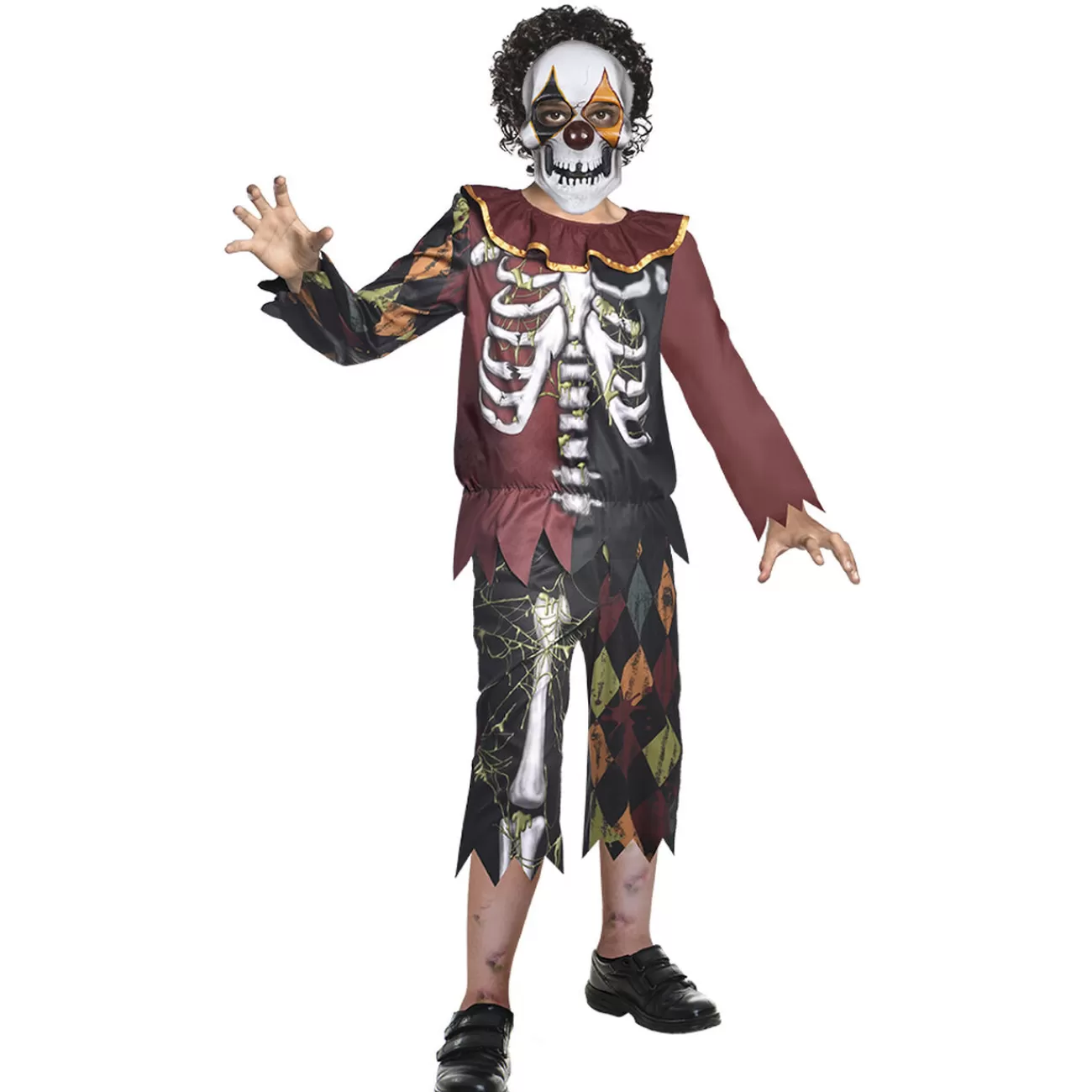 Gifi Déguisement enfant Halloween clown squelette 4/6 ans Store