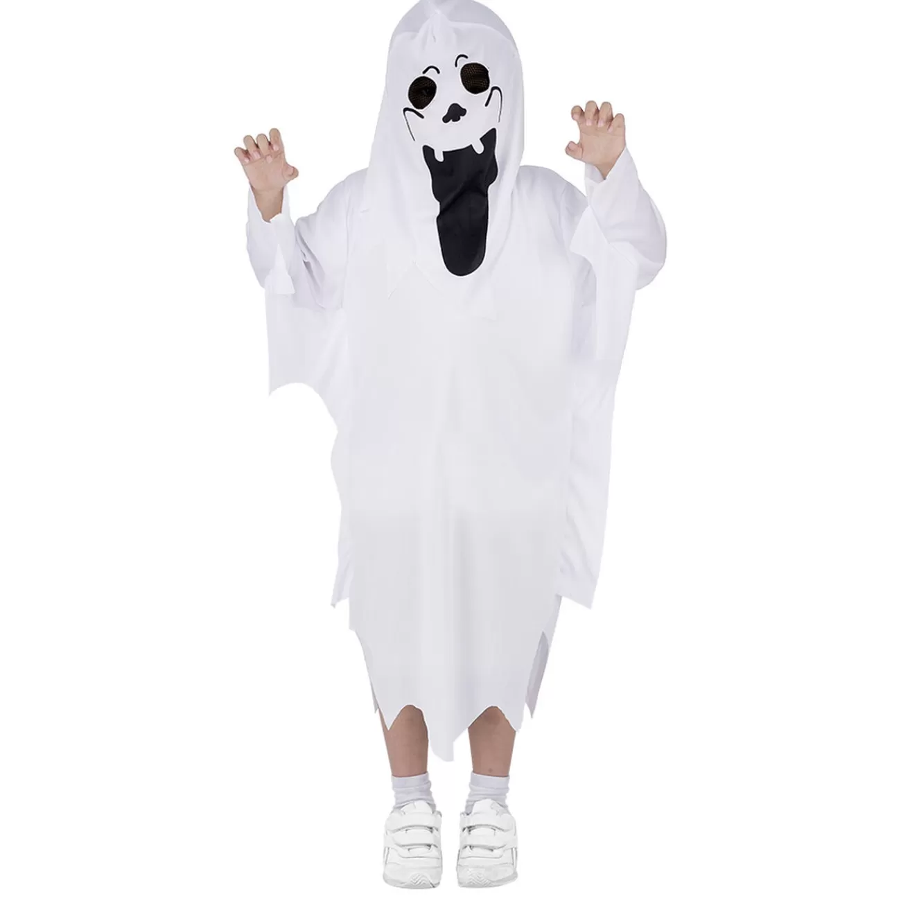 Gifi Déguisement enfant Halloween fantôme cagoule et tunique 7/10ans Hot