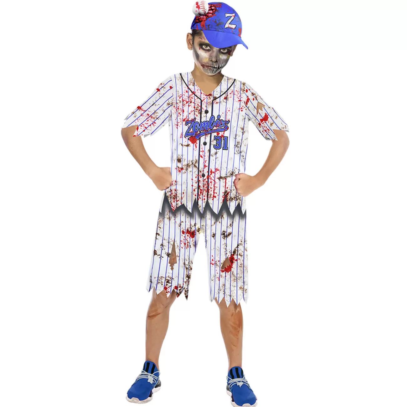 Gifi Déguisement enfant Halloween joueur de baseball combinaison 11/14ans Best