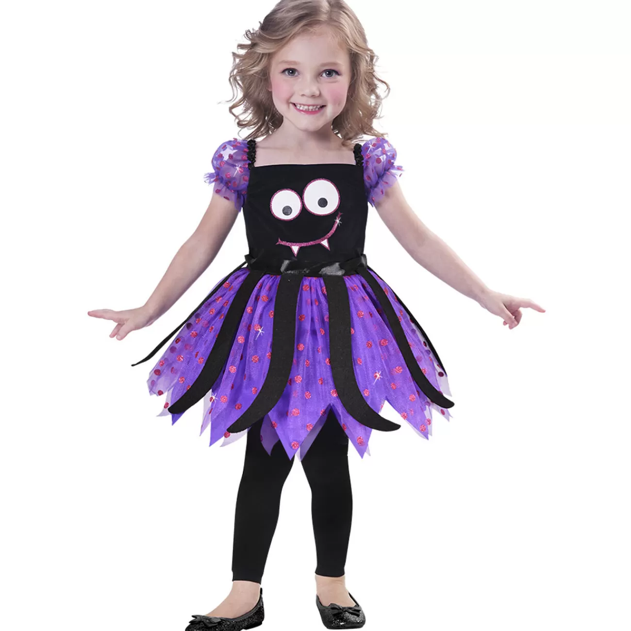 Gifi Déguisement enfant Halloween pieuvre noir et violet 3/4 ans Sale