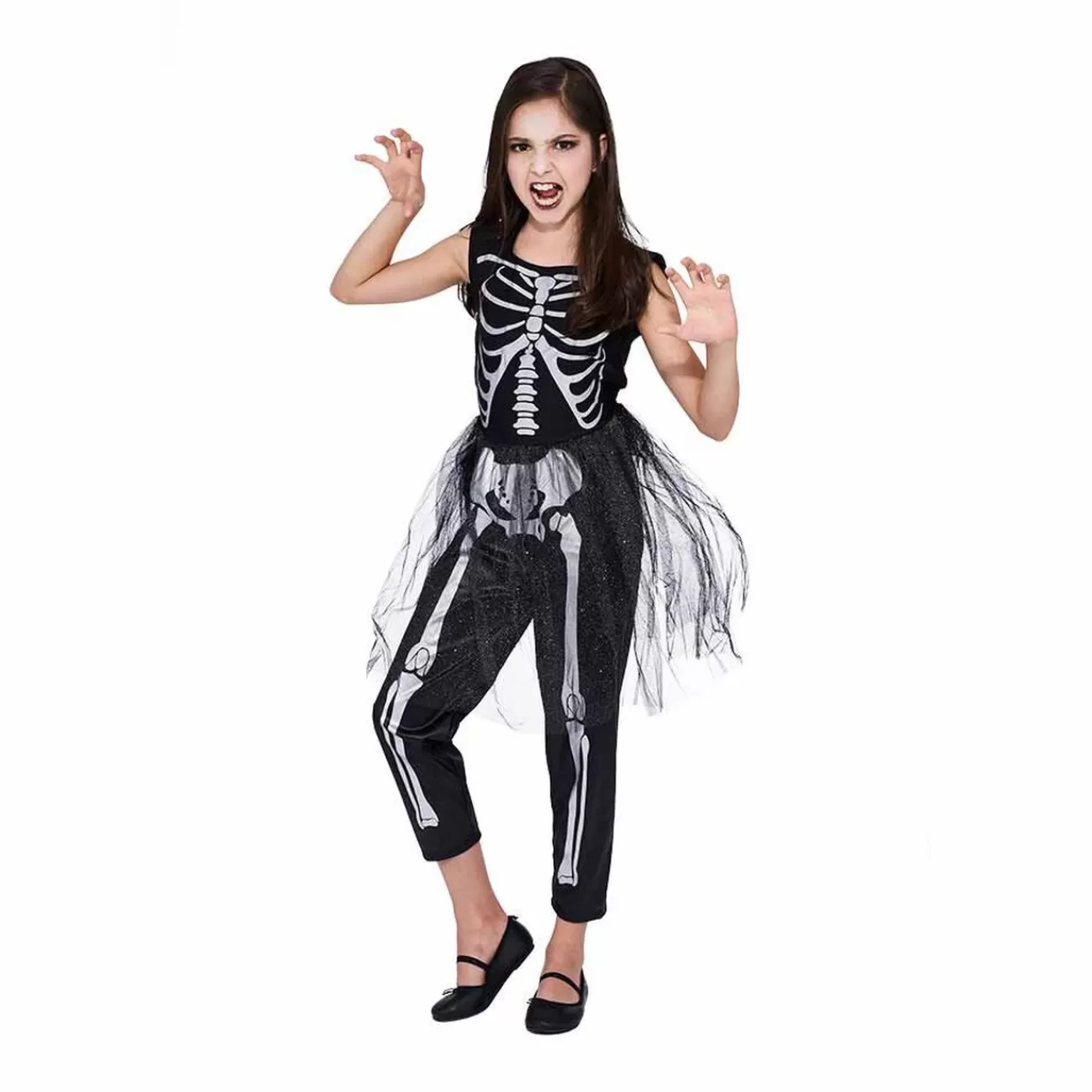 Gifi Déguisement enfant squelette robe Halloween 7 à 10 ans Shop