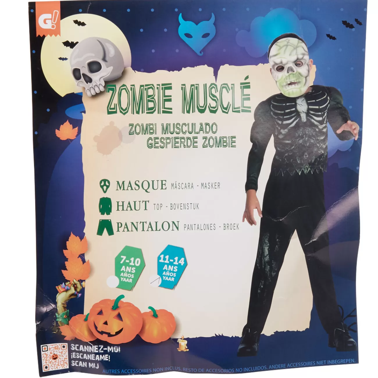 Gifi Déguisement enfant zombie musclé 11/14 ans Cheap