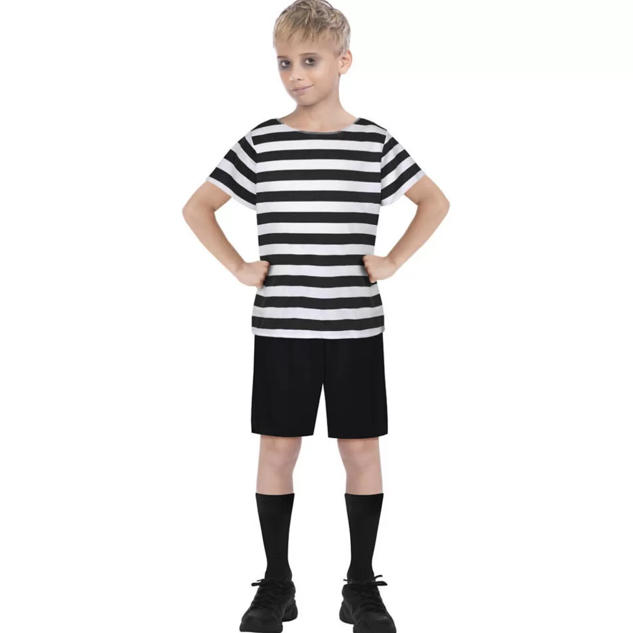 Gifi Déguisement garçon Pugsley Addams Halloween 7/10 ans Hot