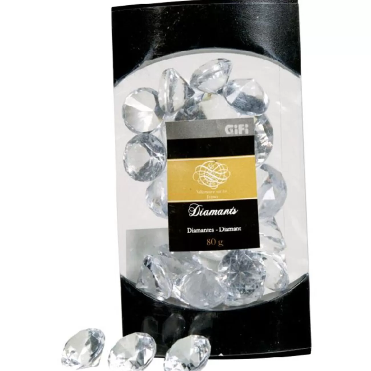 Gifi Diamants déco transparent Discount