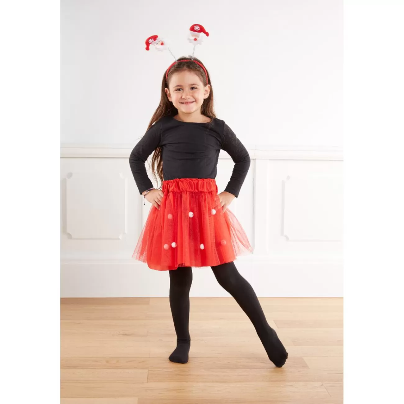 Gifi Ensemble tutu avec serre-tête Noël rouge fille< Déguisement Et Tenue De Noël