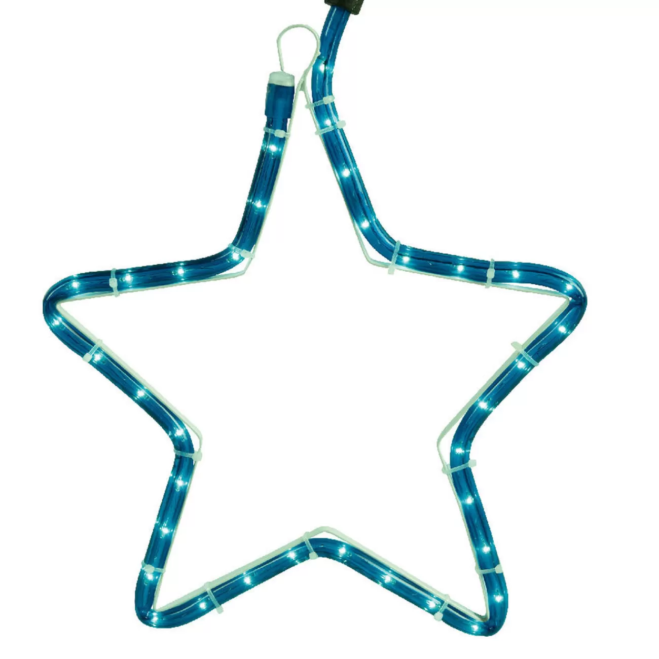 Gifi Etoile lumineuse tube bleue fixe h.30 cm< Décoration Extérieure De Noël