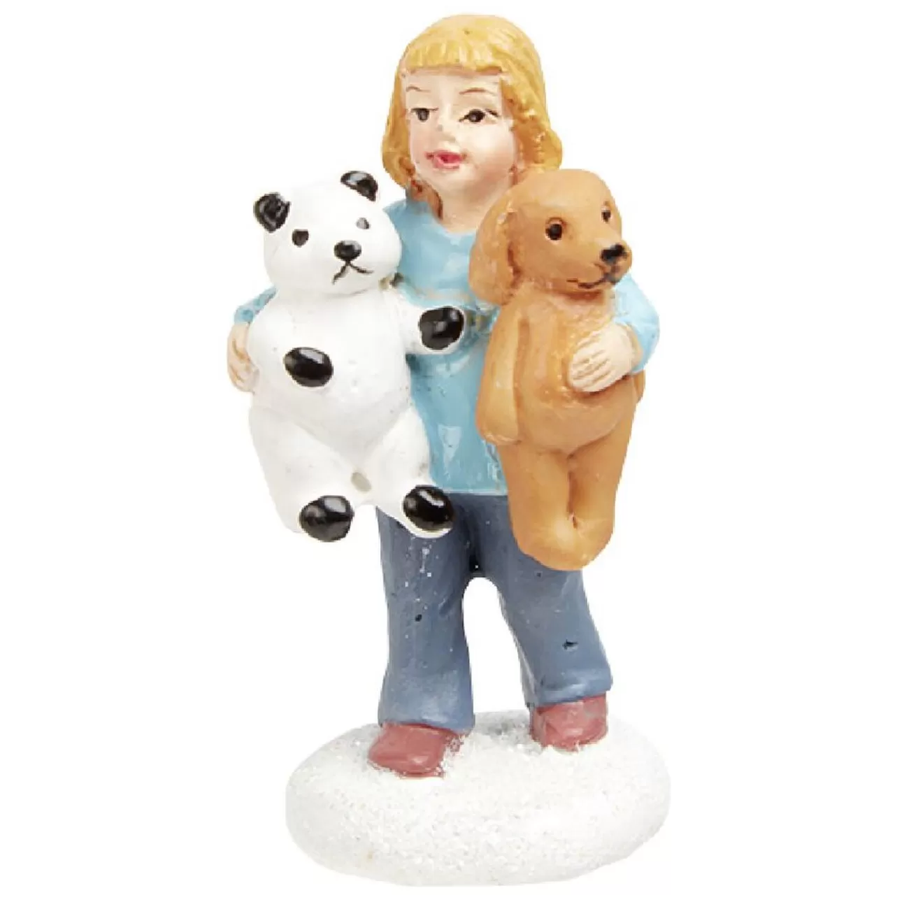 Gifi Figurine de Noël Enfant pour village miniature< Décoration Intérieure De Noël