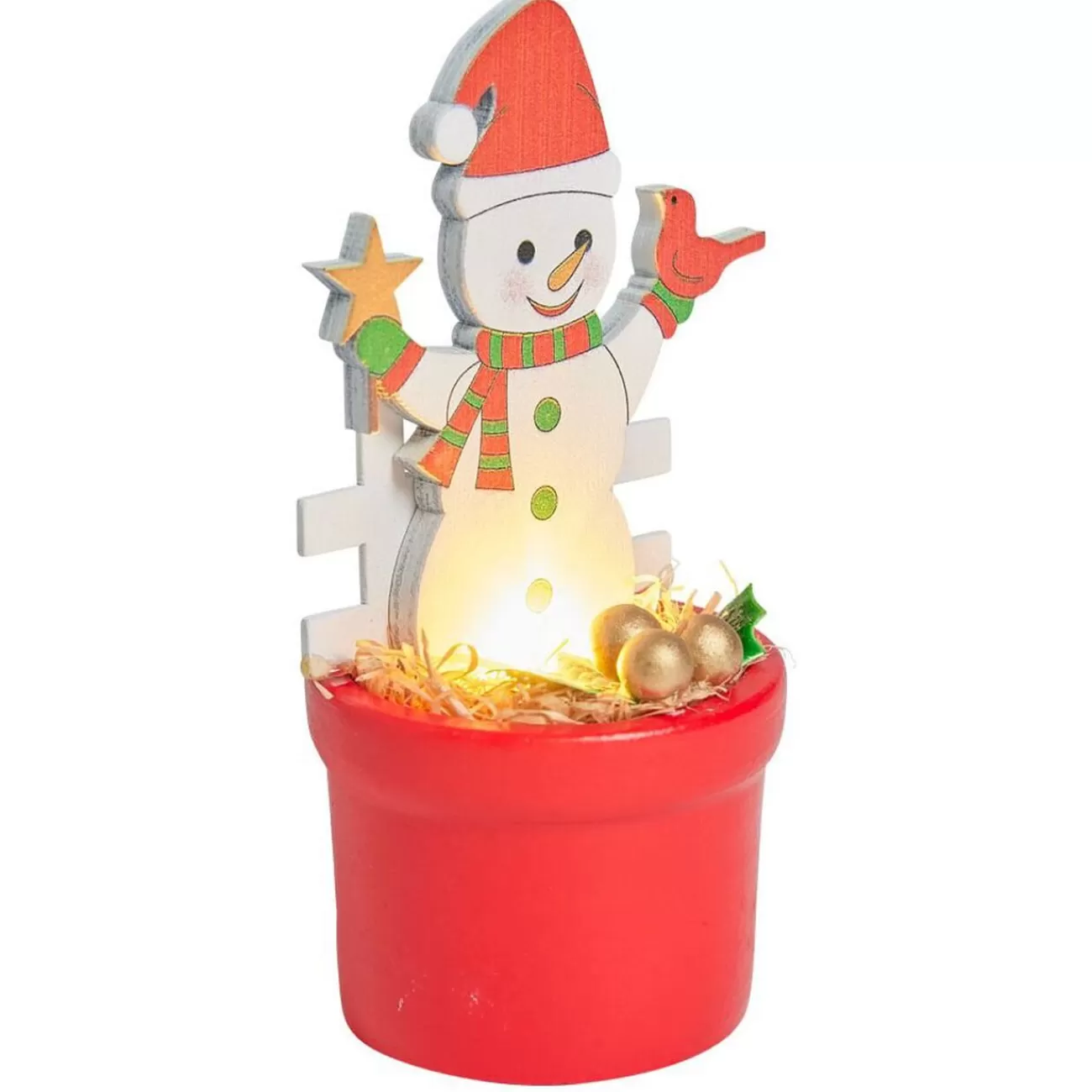 Gifi Figurine lumineuse dans pot - 4 modèles< Décoration Intérieure De Noël