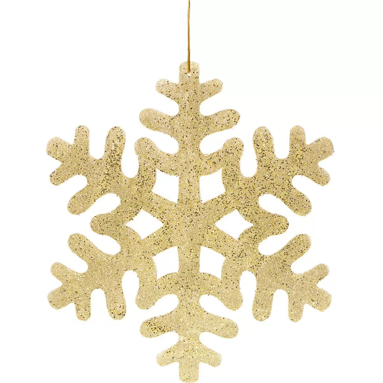 Gifi Flocon de neige finition paillettes dorées< Décoration Intérieure De Noël