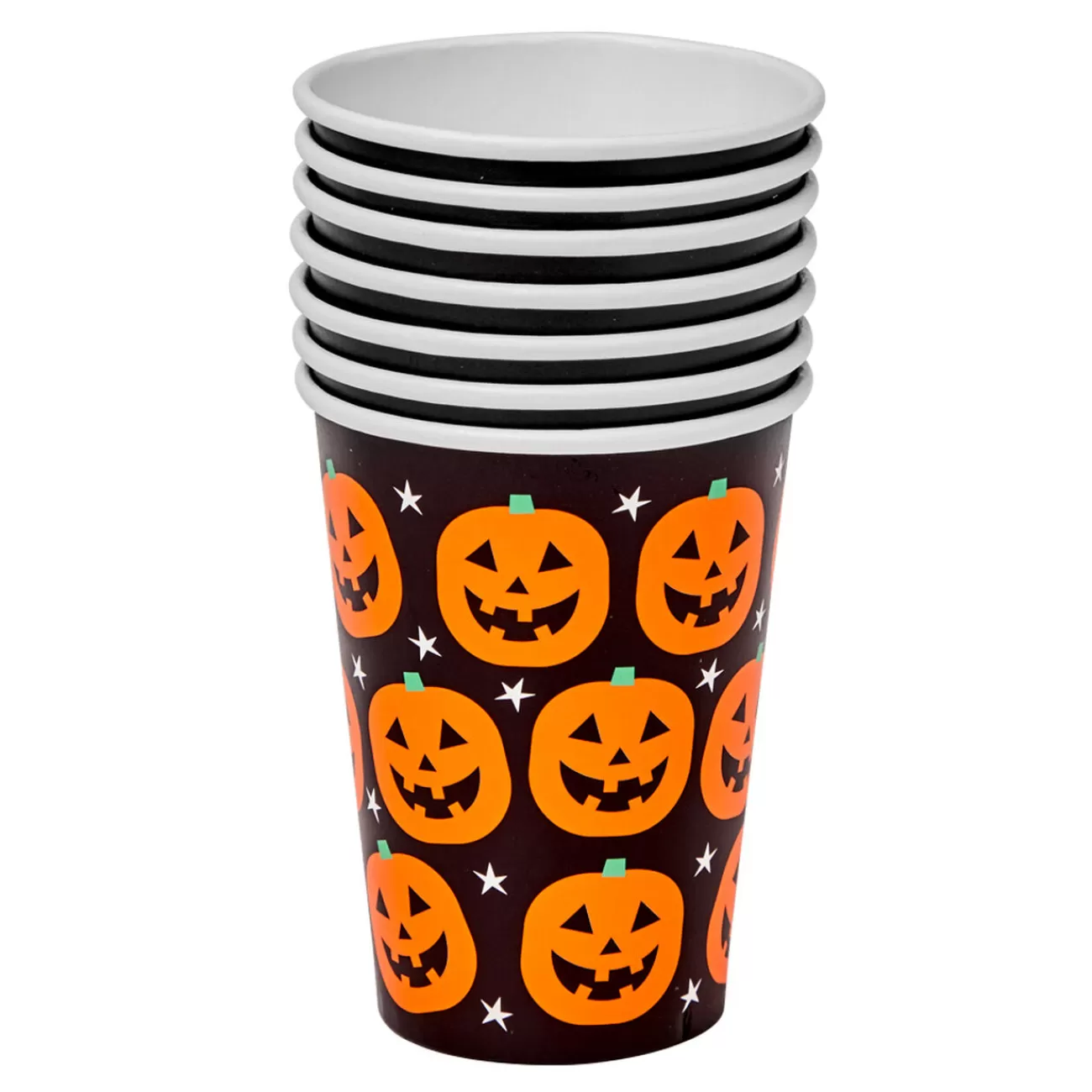 Gifi Gobelet jetable en carton Halloween motif citrouille x10 Fashion