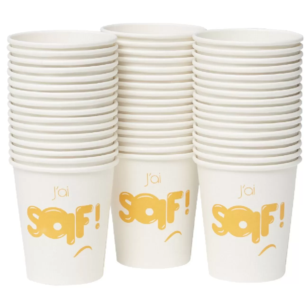 Gifi Gobelet jetable en carton x50 Fashion