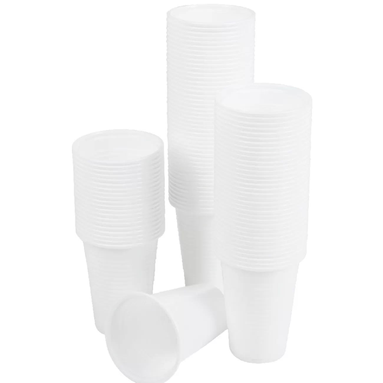 Gifi Gobelet plastique blanc réutilisable x100 Best