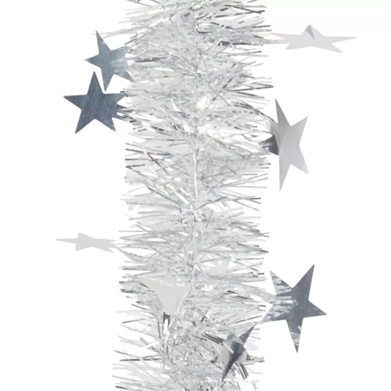 Gifi Guirlande de Noël argentée blanche 4 m< Décoration Extérieure De Noël