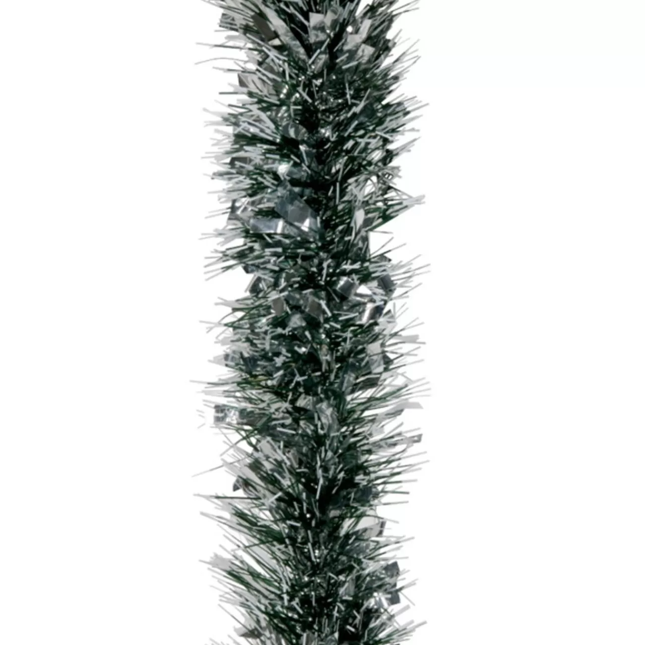 Gifi Guirlande de Noël verte blanche argentée 2.7 m< Décoration Extérieure De Noël