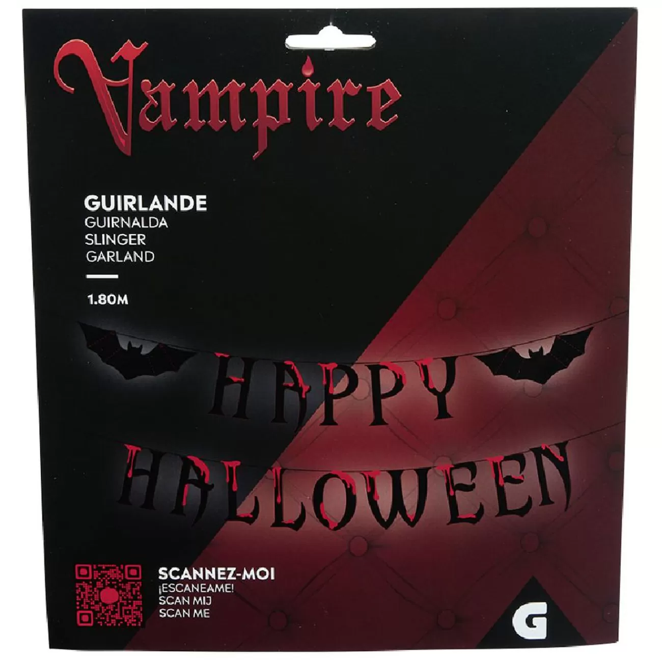 Gifi Guirlande en papier Happy Halloween Cheap