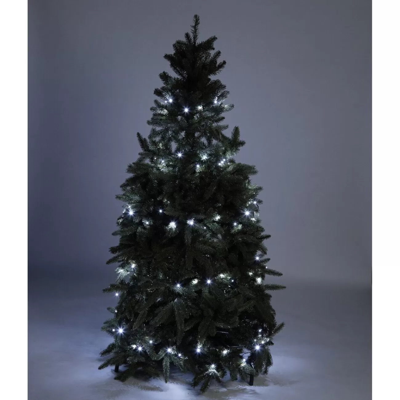 Gifi Guirlande électrique pour sapin de Noël h.1,5 m blanc< Décoration Extérieure De Noël