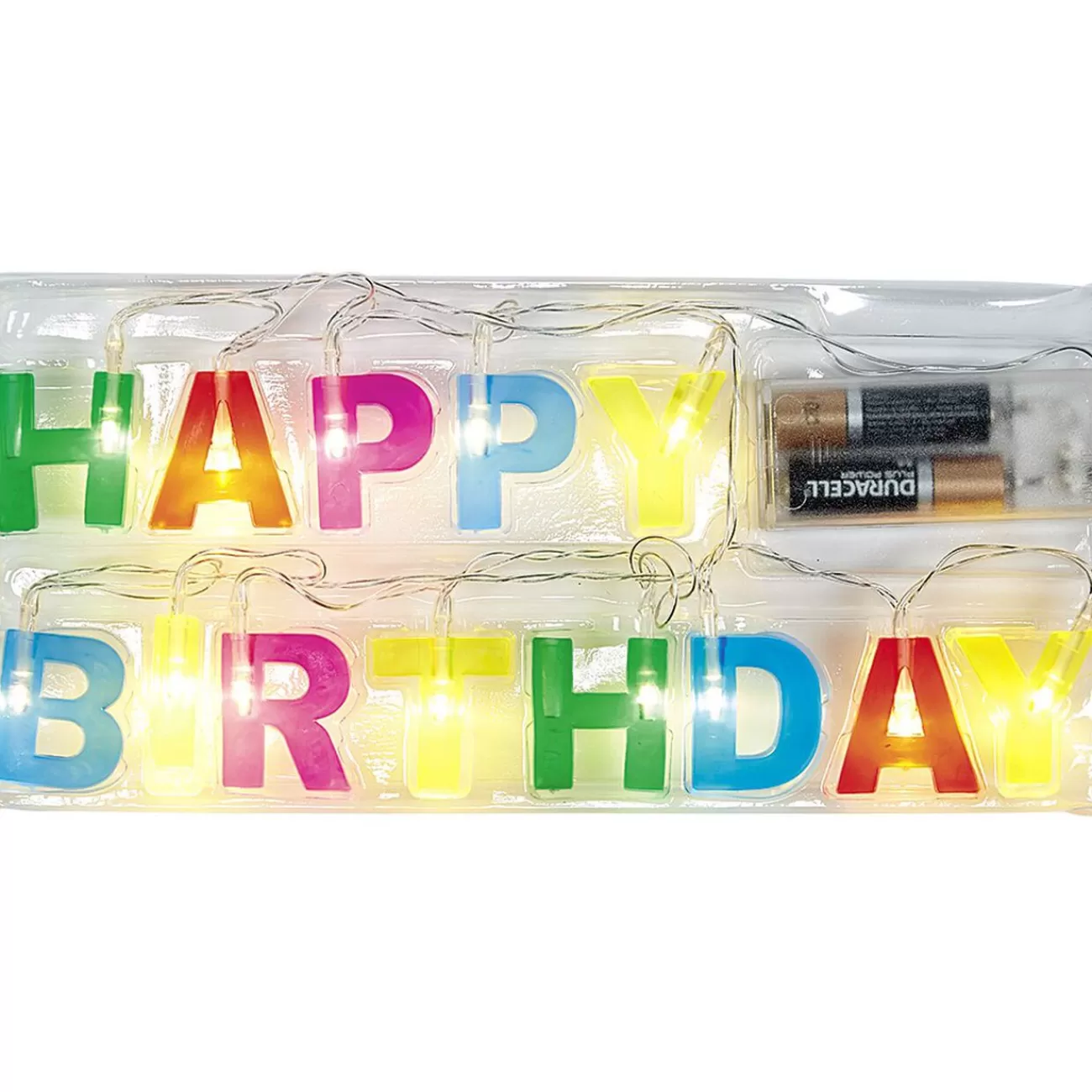 Gifi Guirlande led à pile Happy Birthday Discount