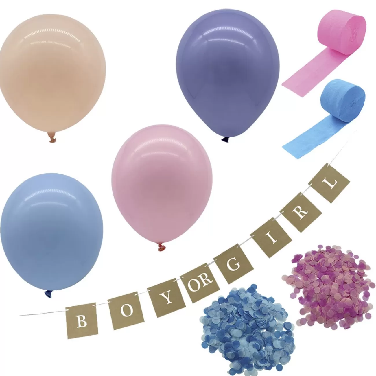 Gifi Kit décoration révélation naissance 19 pièces Flash Sale