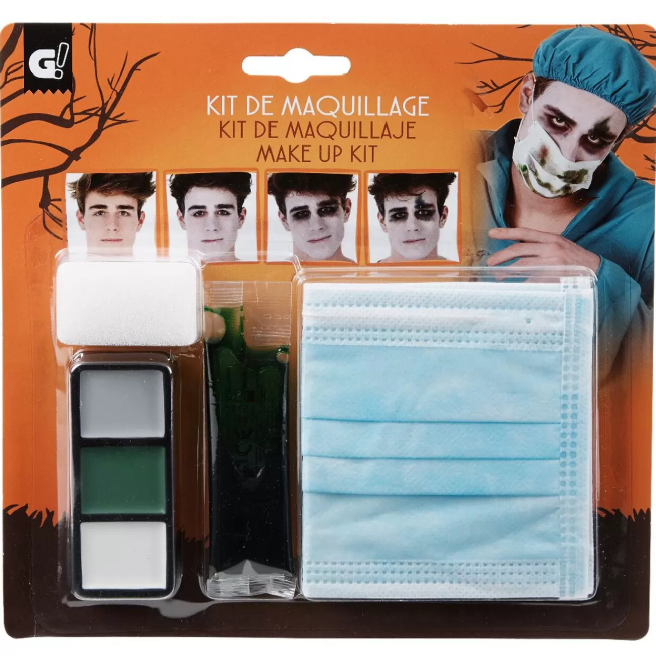 Gifi Kit de maquillage chirurgien zombie Halloween Store