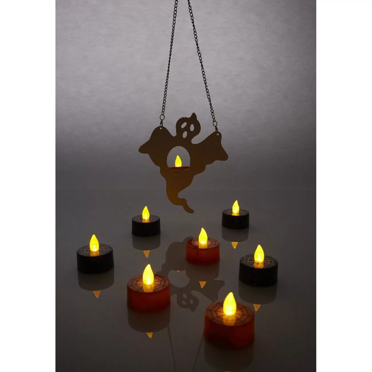 Gifi Lampe fantôme avec bougie lumineuse à suspendre Halloween Best Sale