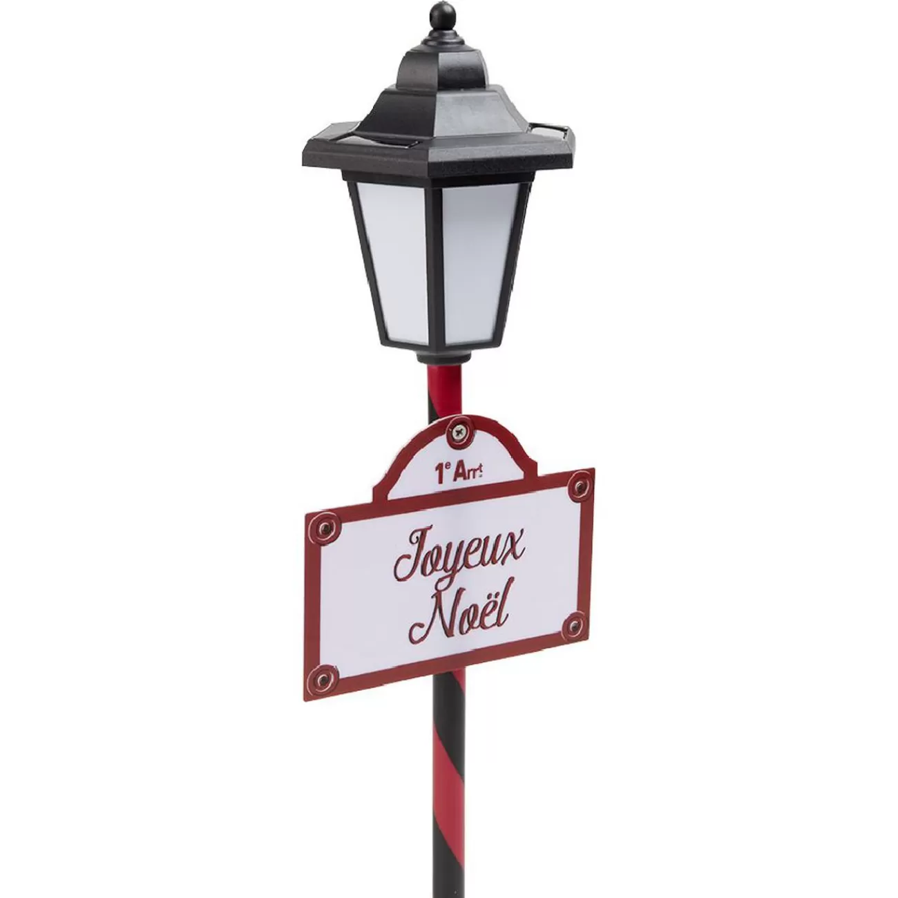 Gifi Lanterne lumineuse à planter solaire H75cm effet flamme vascillante< Décoration Extérieure De Noël