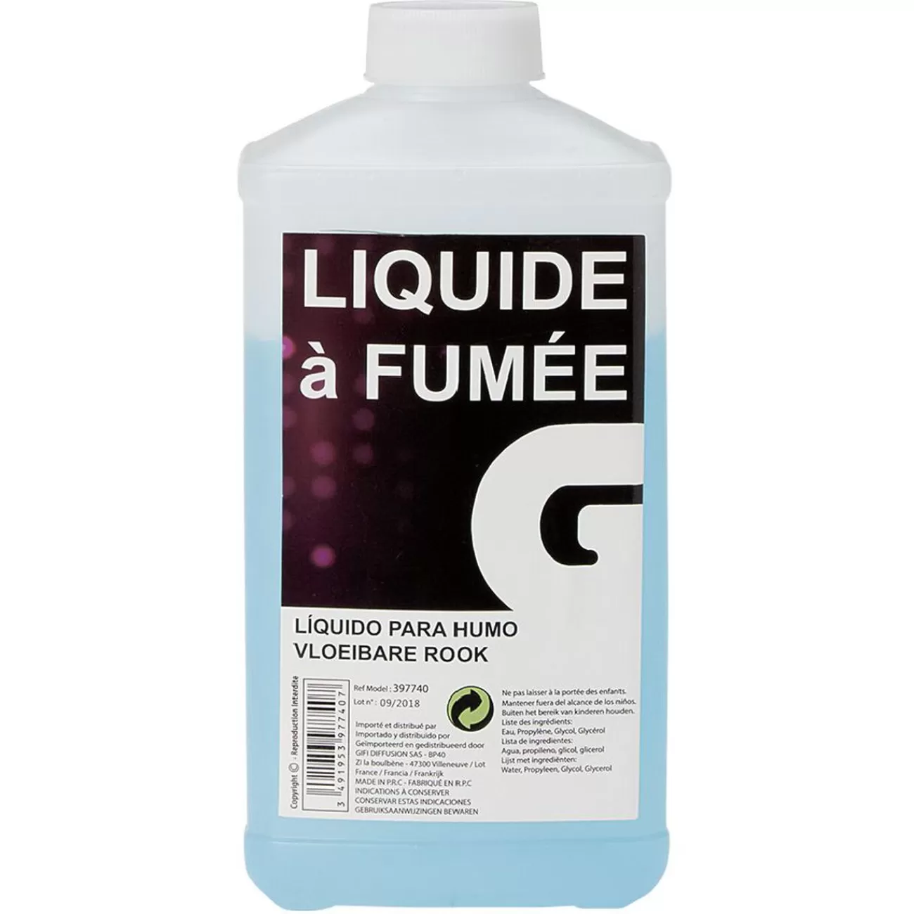 Gifi Liquide pour machine à fumée 800 ml Discount