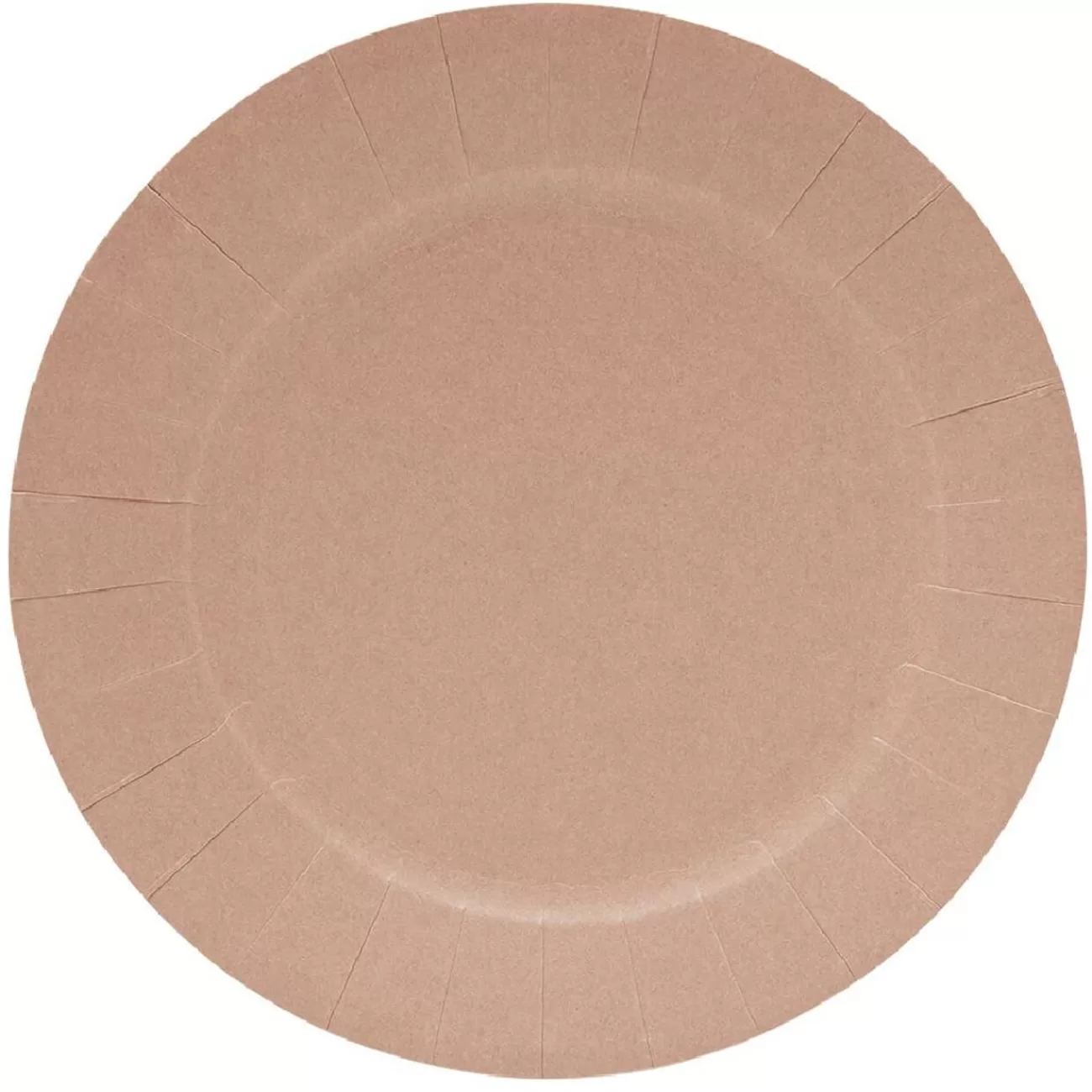 Gifi Lot de 10 assiettes en carton Ø18cm rose Cheap