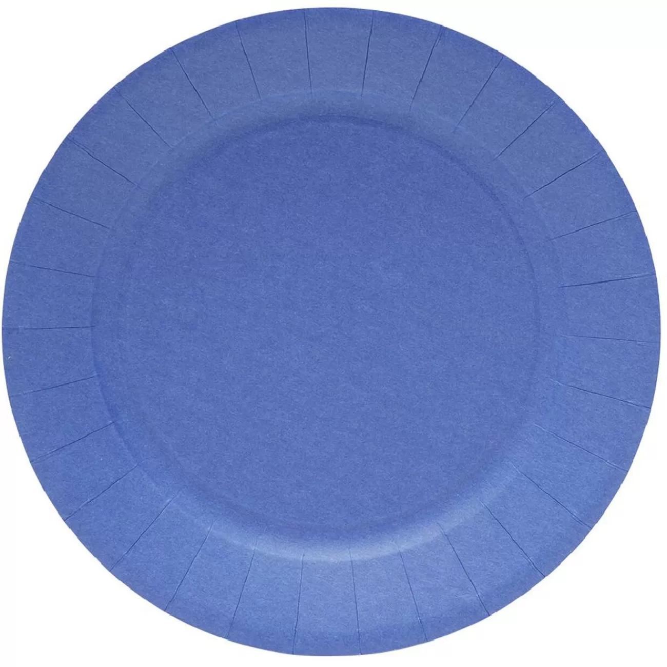 Gifi Lot de 10 assiettes en carton Ø23cm bleu nuit Fashion