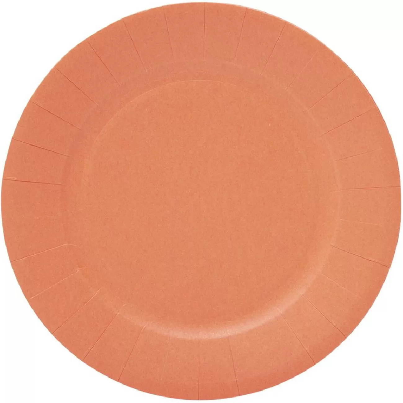 Gifi Lot de 10 assiettes en carton orange Ø18cm Clearance