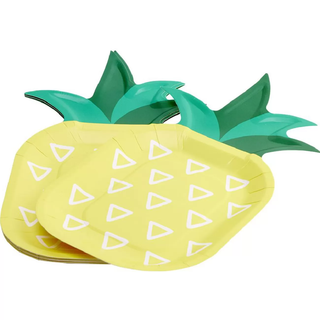 Gifi Lot de 10 serviettes en carton motif ananas Cheap