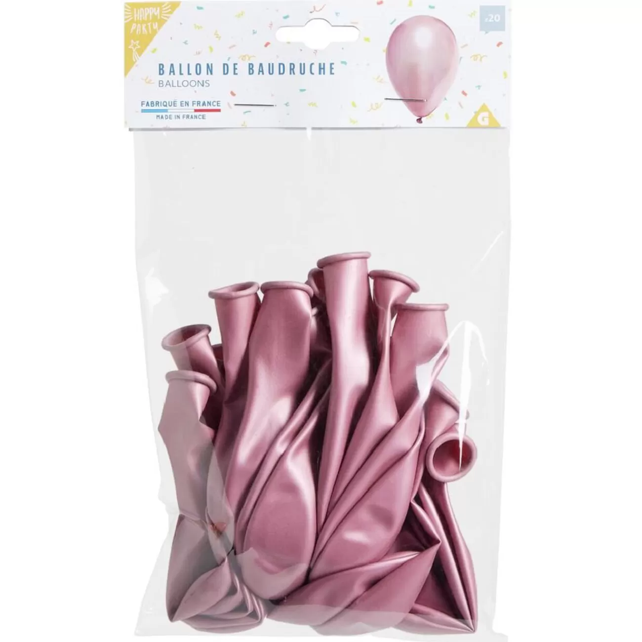 Gifi Lot de 20 ballons en latex rose Clearance