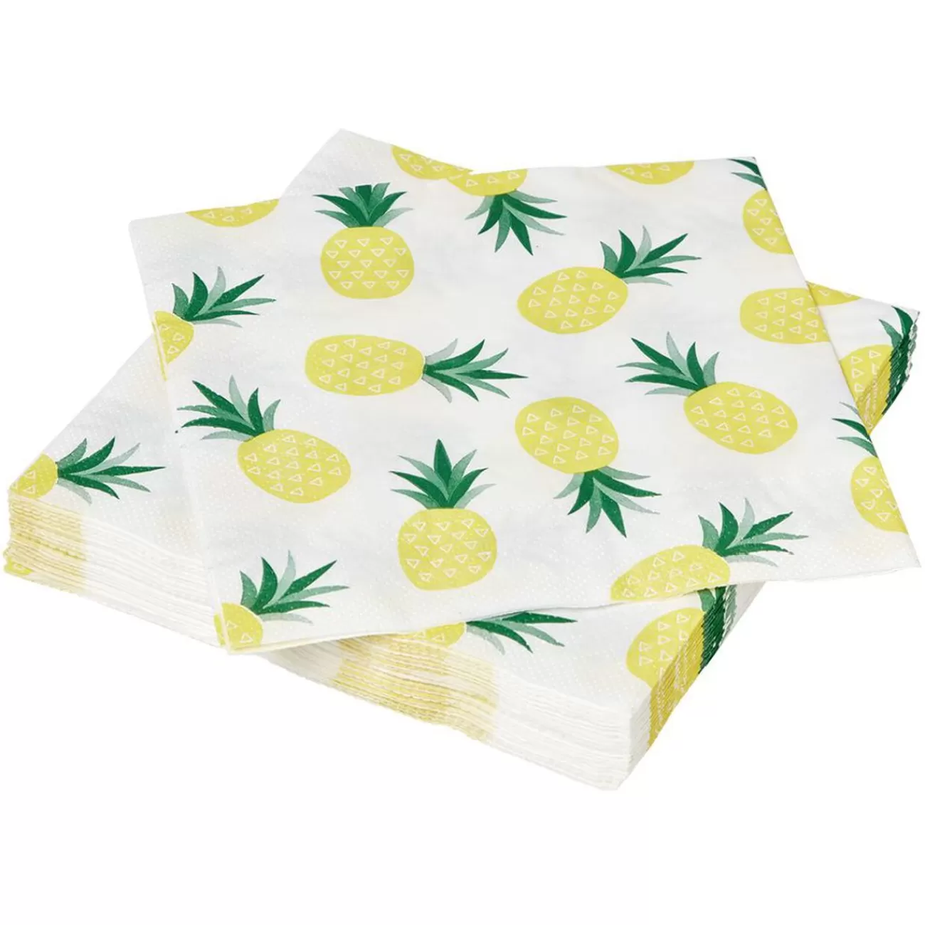 Gifi Lot de 20 serviettes en papier motif ananas Shop