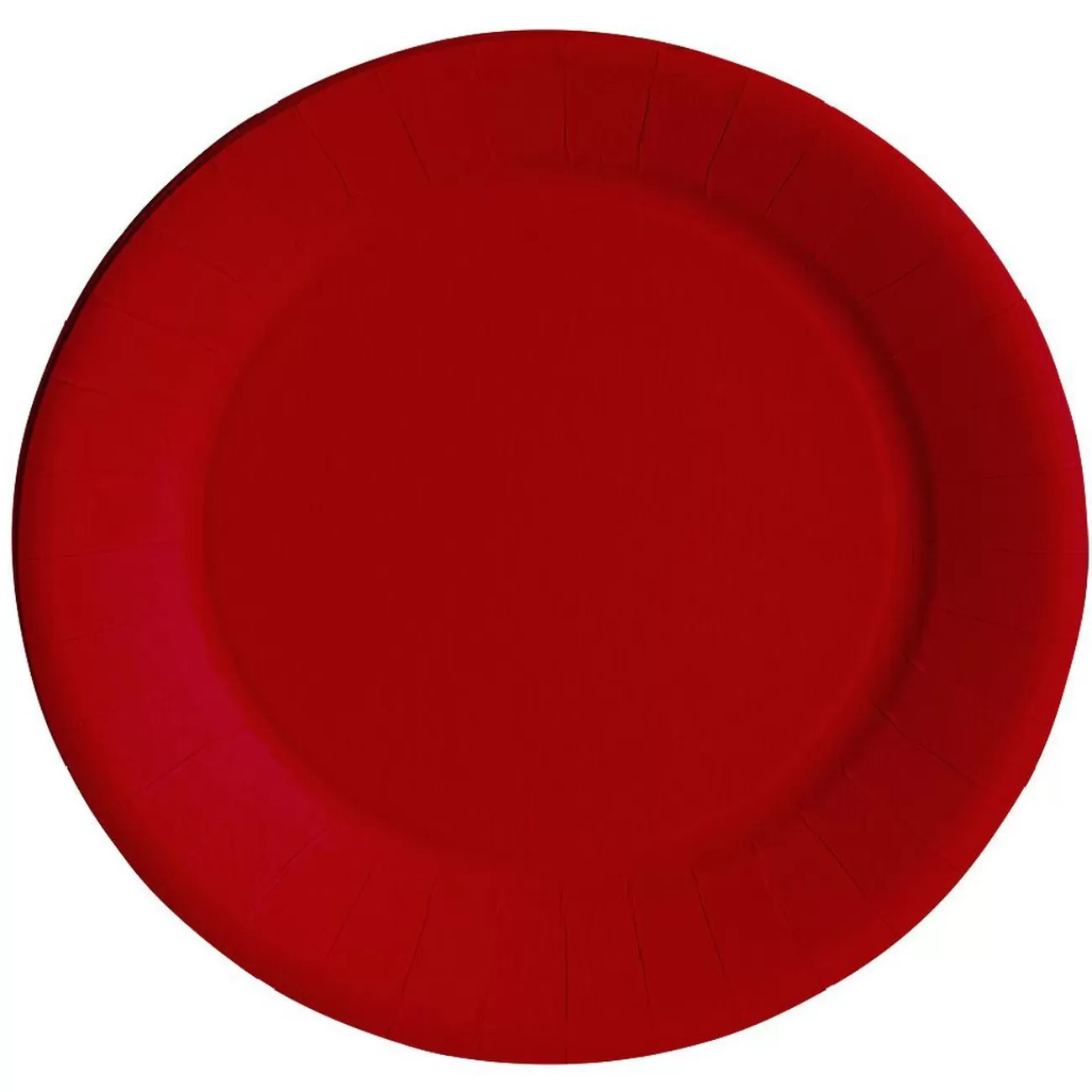 Gifi Lot de 50 assiettes en carton rouge Ø23 cm Cheap