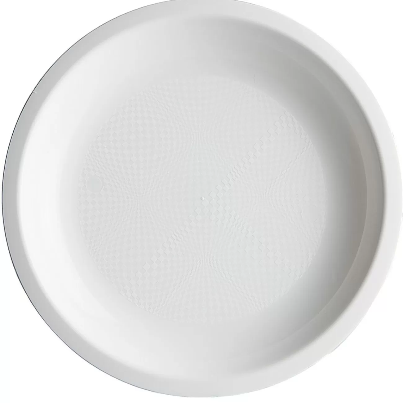 Gifi Lot de 6 assiettes en plastique blanc Cheap