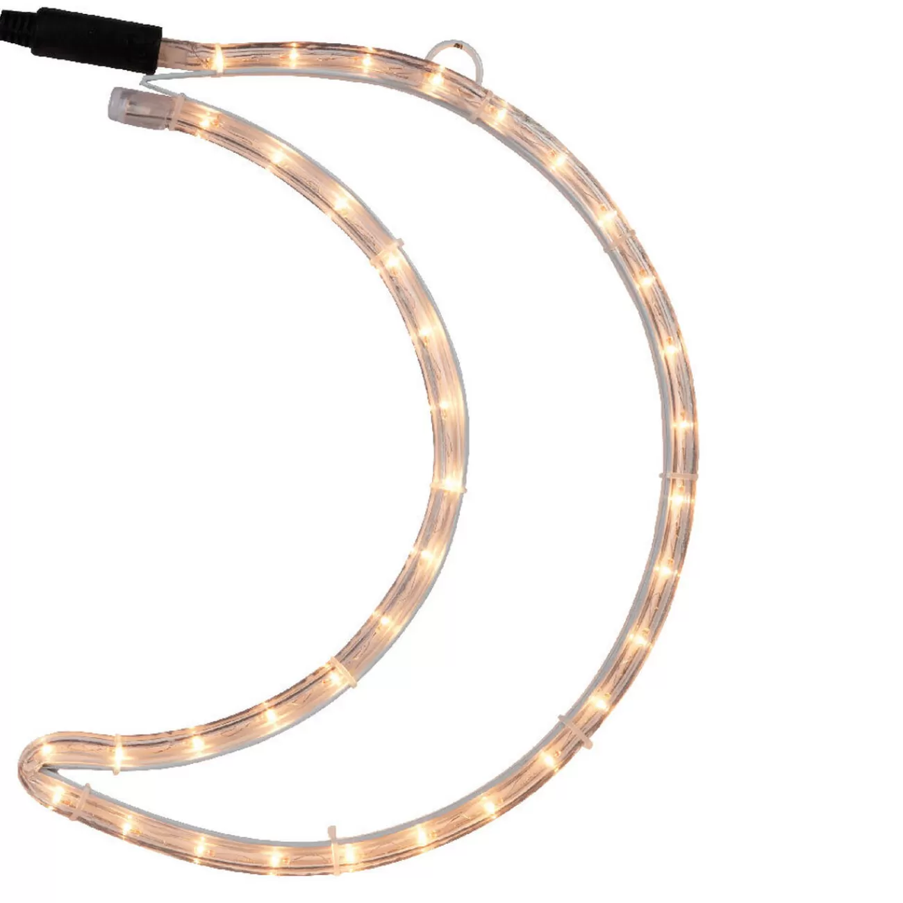 Gifi Lune lumineuse tube blanche h.30 cm< Décoration Extérieure De Noël