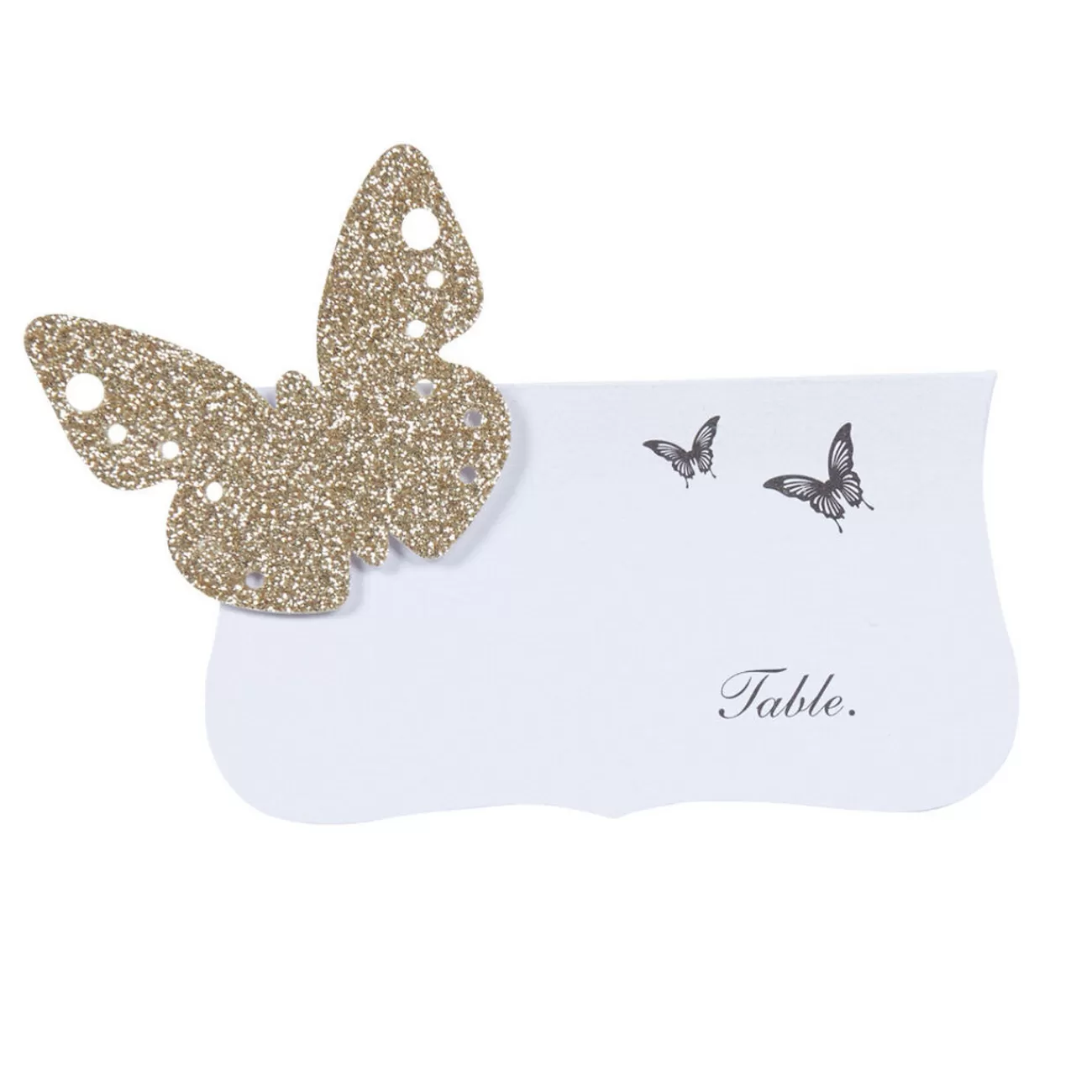 Gifi Marque place papillon doré x12 Shop