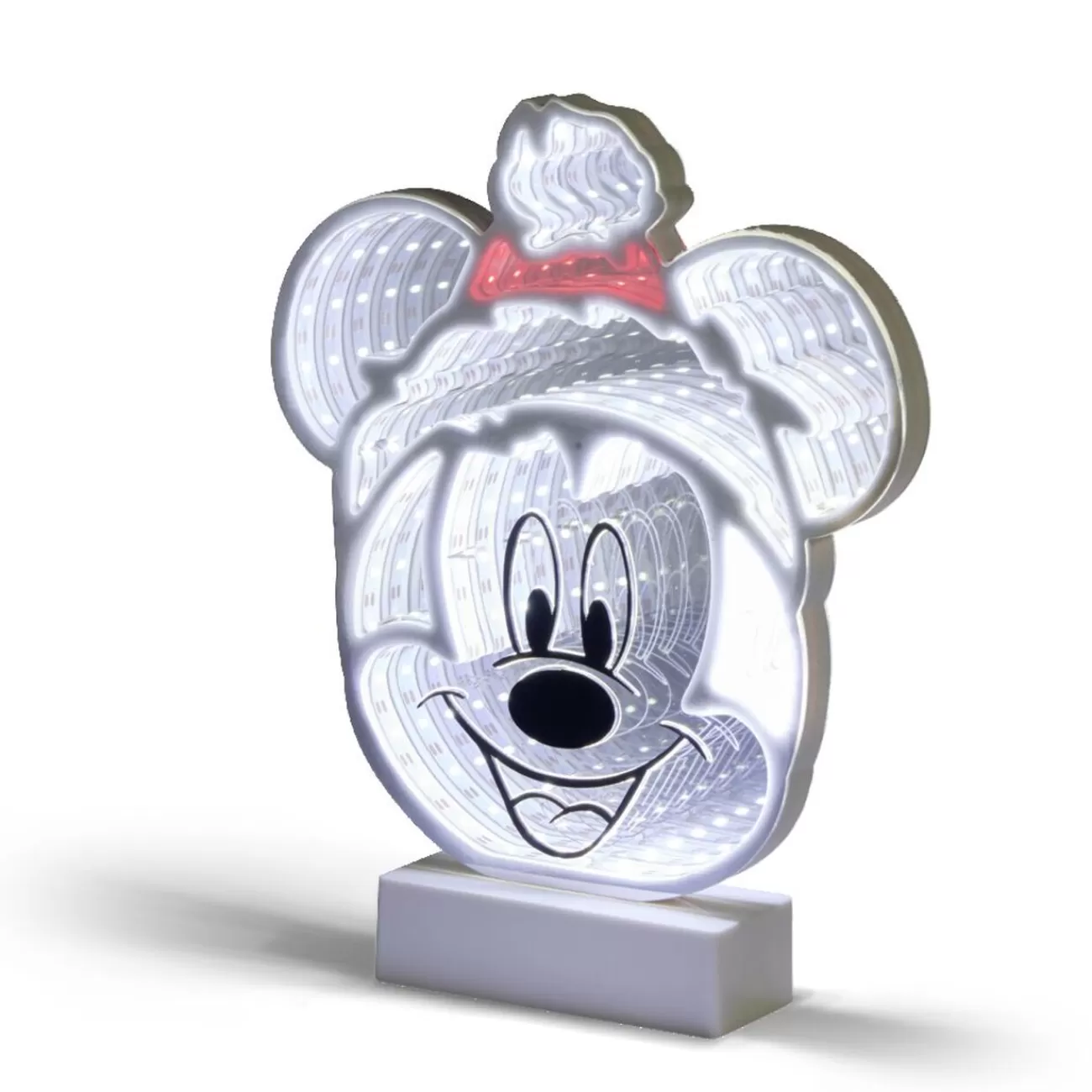 Gifi Miroir LED Disney Mickey effet infini à piles H25cm< Décoration Intérieure De Noël