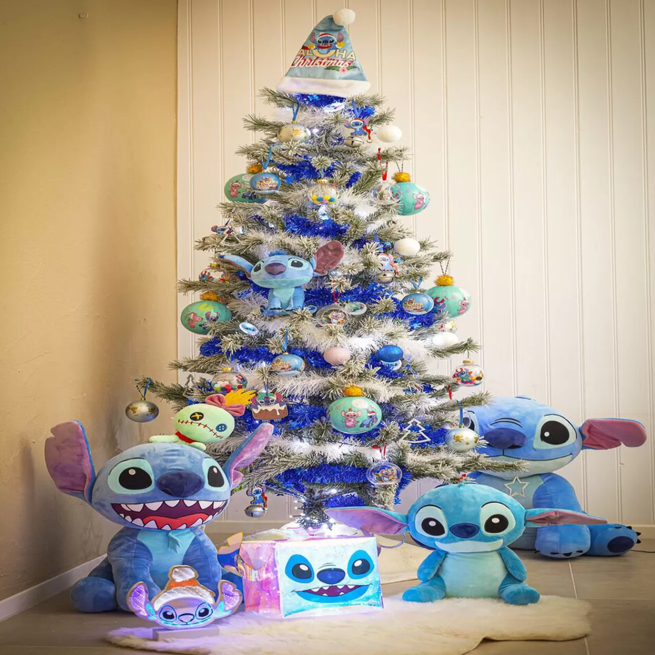 Gifi Miroir LED Disney Stitch effet infini à piles H19cm< Décoration Intérieure De Noël