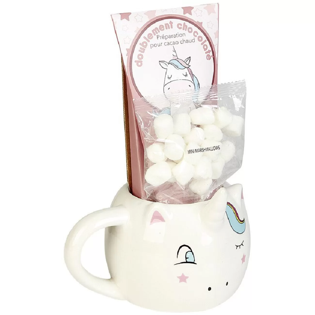 Gifi Mug licorne avec préparation chocolat New