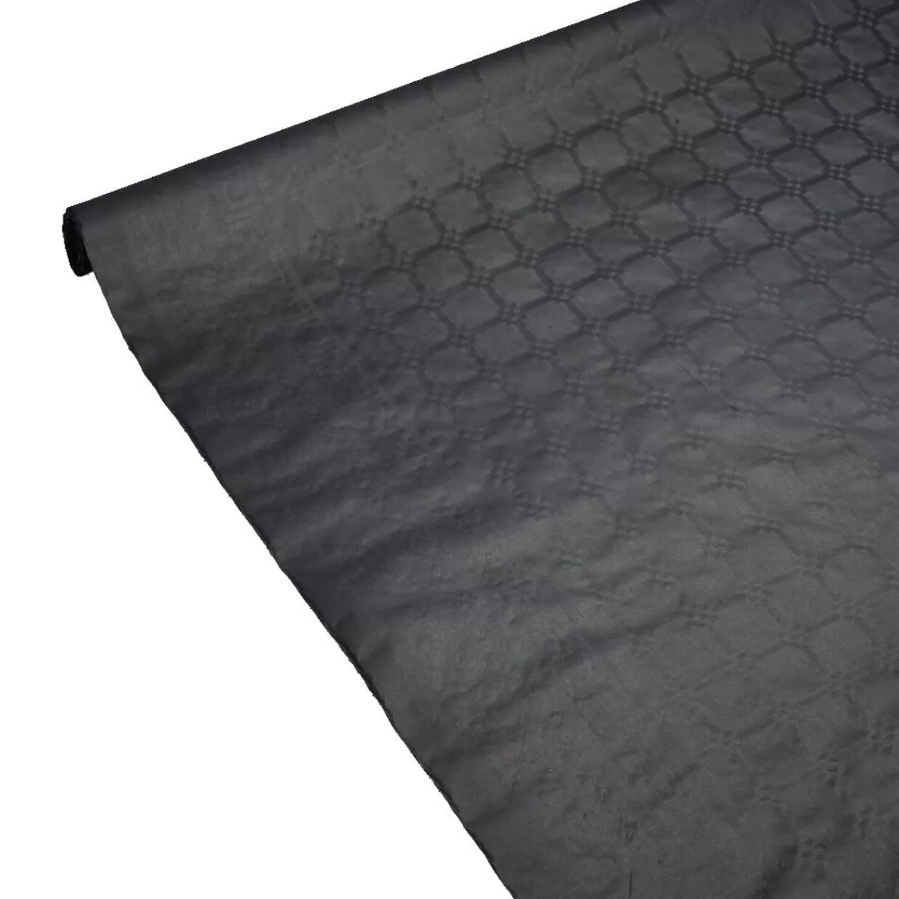 Gifi Nappe damassée noire en papier 6 m Clearance