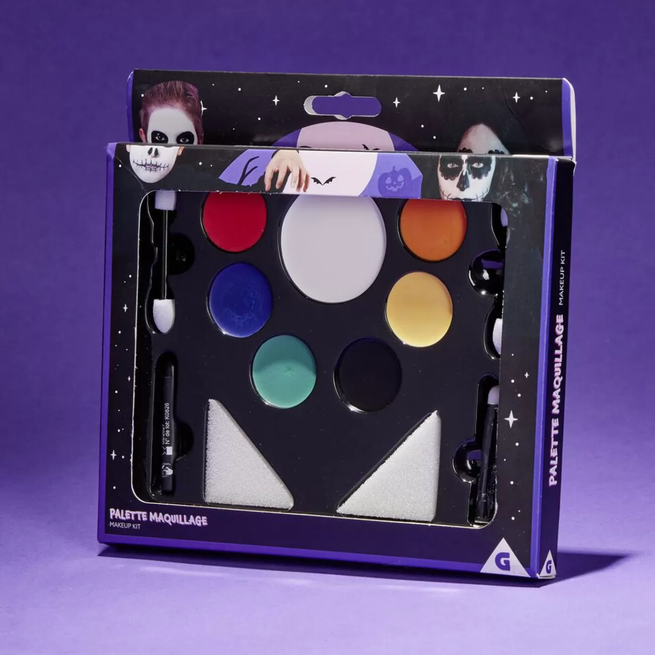 Gifi Palette maquillage Halloween avec éponges Flash Sale