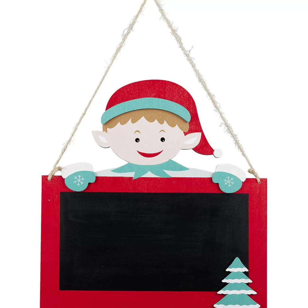 Gifi Pancarte Passage du Père Noël dans… L30xH32cm< Décoration Intérieure De Noël