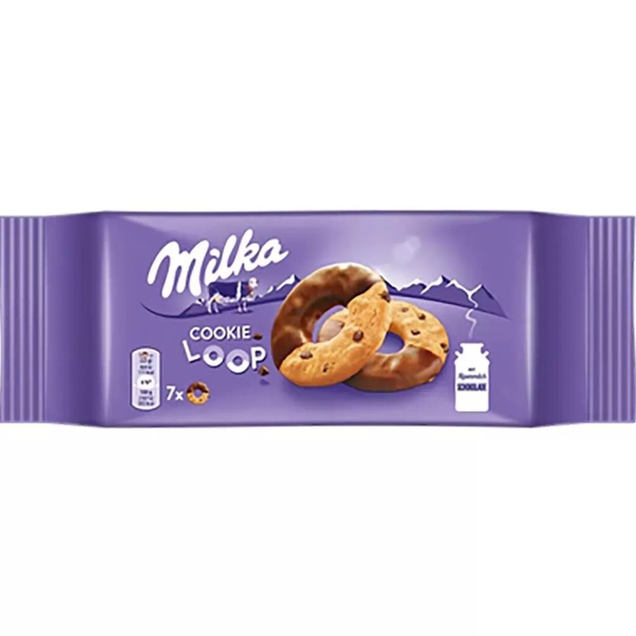 Gifi Paquet de 7 gâteaux Milka Cookie Loop chocolat 132gr Clearance